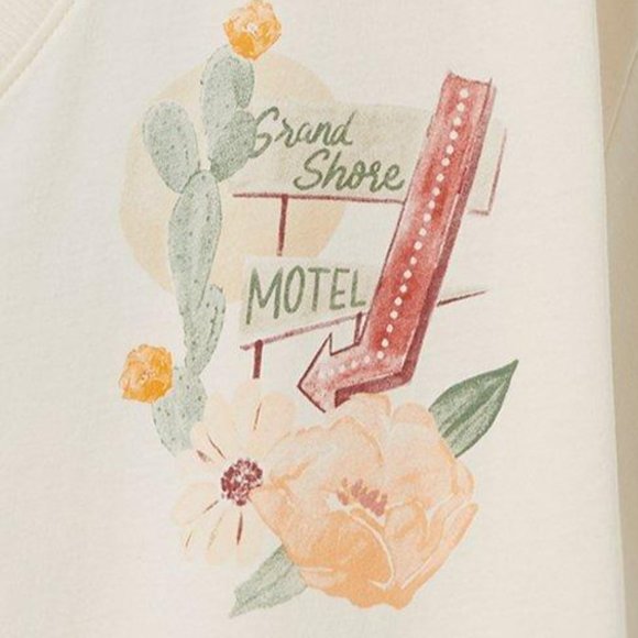 ❤️NWT VINTAGE TORRID TEE DESERT FLORAL PRINT RELAXED FIT VINTAGE 100% COTTON 2X - Picture 2 of 11